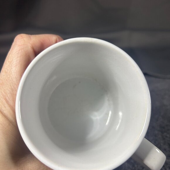 Vintage Festive Season Mug Christmas Tree Village Holiday Coffee Cup Japan - Picture 5 of 6